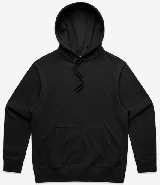 'Washed' Black Hoodie